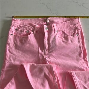 J Crew Women's pink Jeans- size 29T
